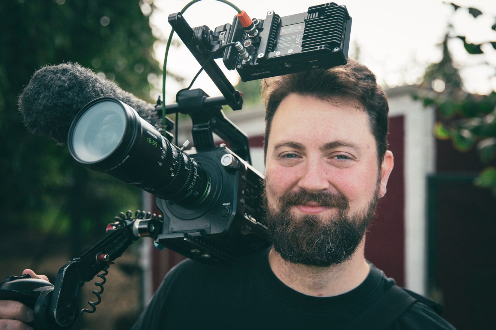 Portrait of Killian Bayer, Berlin-based documentary director and cinematographer/ DP/ DoP.