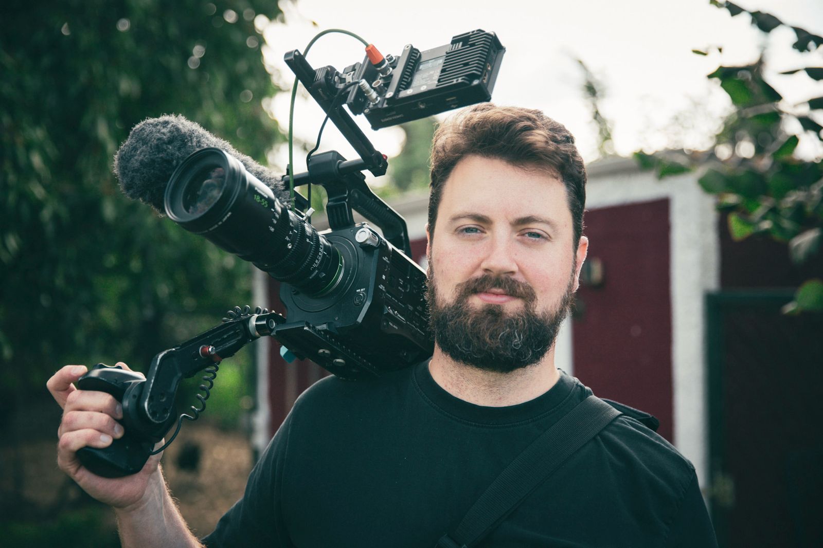 Portrait of Killian Bayer, documentary cinematographer Berlin and director working internationally.